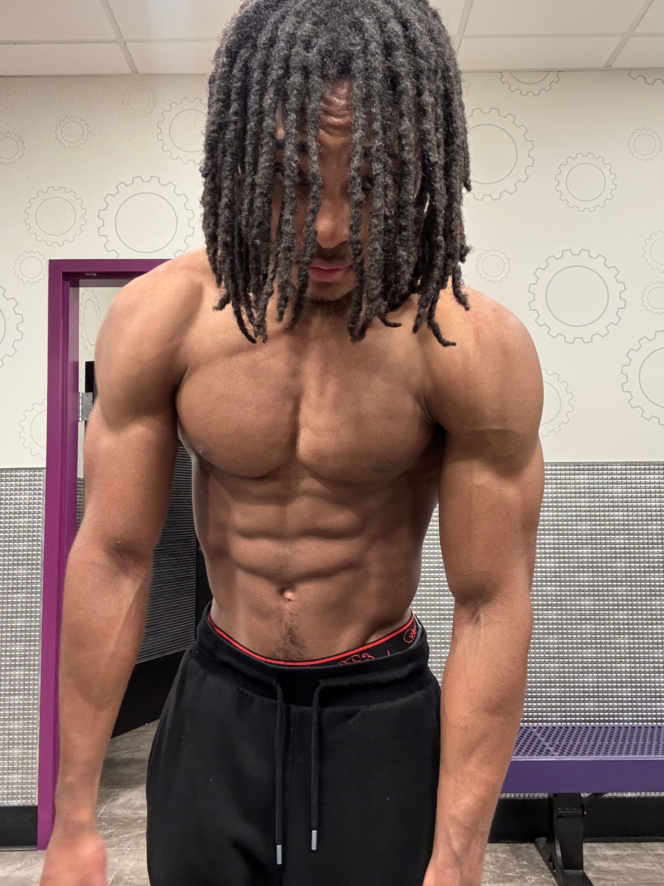 Jerome Golden — abs and physique front view
